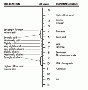 Chart for Soil pH Chart for Soil pH