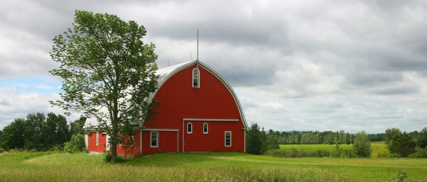 Big red barn