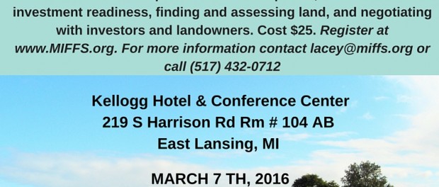 ANR Workshop access to land and financial capital