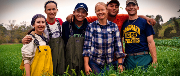Belen-w-Interns-corn2 certificate in applied agroecology